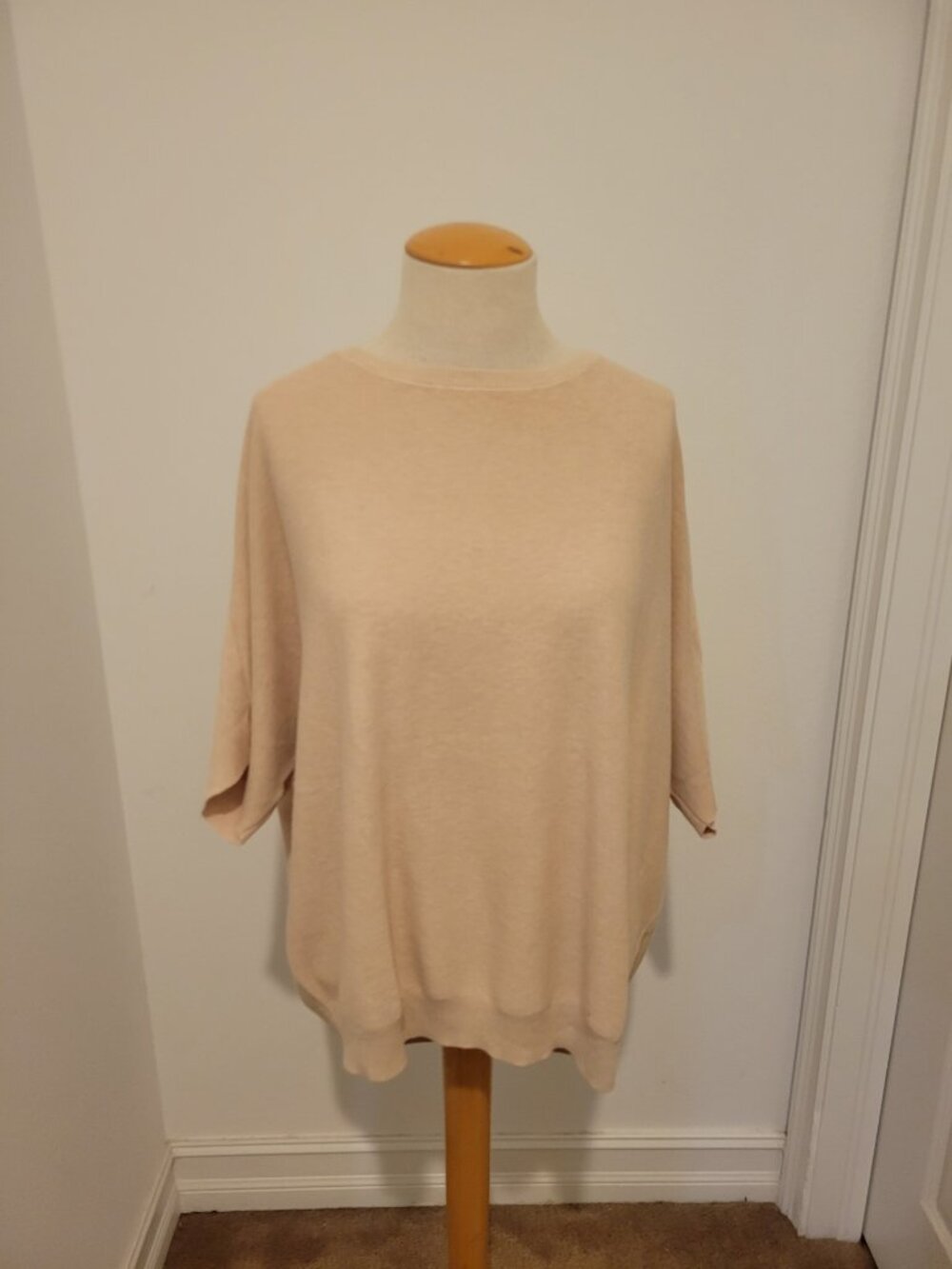 Dolman sleeve lightweight sweater